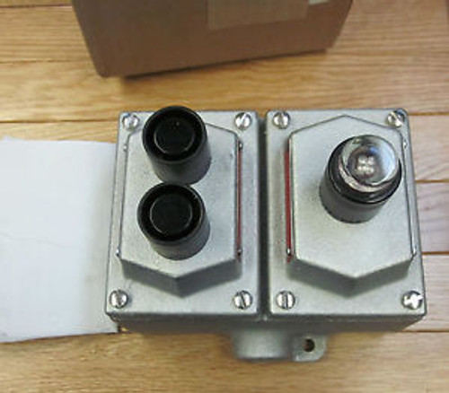 Cooper Crouse Hinds Explosion Proof Led Push Button Enclosure Edsc22471 J1 Led