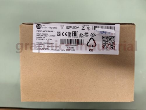 New Sealed Ab 2711P-T4W21D8S Ser D Panelview Plus 7 Touchscreen