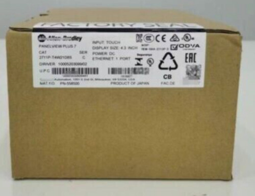 Newsealed Ab 2711P-T4W21D8S Ser C Panelview Plus 7 Touch Screen
