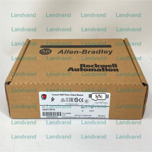 New Factory Sealed Allen Bradley Ab 5069-Ow16 Compact 5000 Relay Output Module