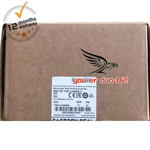 New & Sealed Allen-Bradley 1762-L24Awa Ser C Micrologix 1200 24 Point Controller
