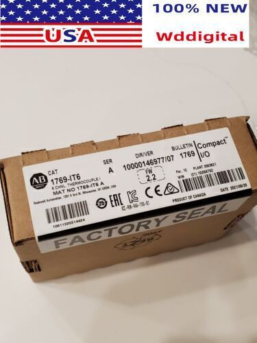 Surplus Sealed  Allen-Bradley 1769-It6 Compactlogix Thermocouple/Mv Input Module