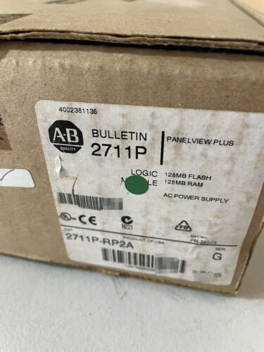 Allen Bradley 2711P-Rp2A Fw 5.1 Panelview Logic Module 2711Prp2A
