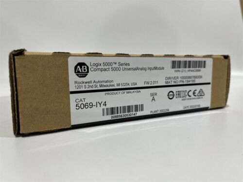 New Allen-Bradley 5069-Iy4 Compactlogix Analog Input Module