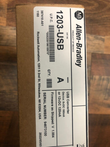 New Factory Sealed Allen Bradley 1203-Usb/A Converter