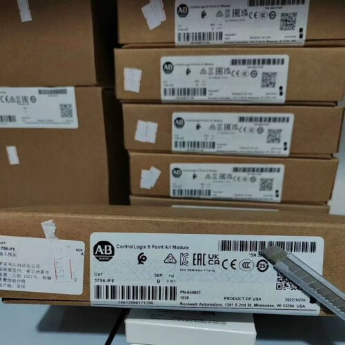 100% New Allen-Bradley 1756-If8 Controllogix 8 Point A/I Module