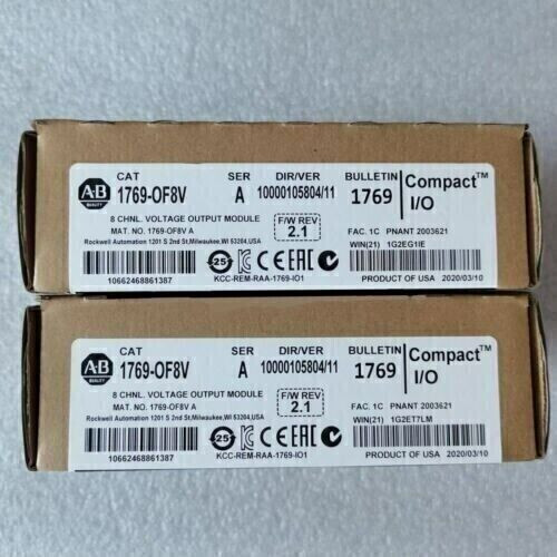 New Factory Sealed 1769-Of8V Ab Ser A Compactlogix 8 Pt Output Module 1769Of8V