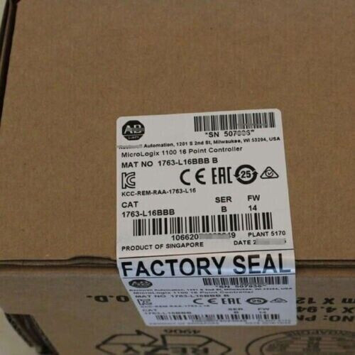 New Allen-Bradley 1763-L16Bbb Micrologix 1100 16 Point Controller 1763L16Bbb