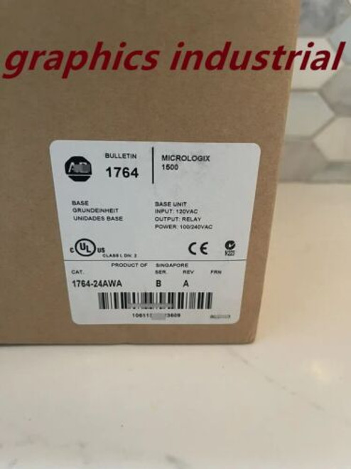 New Factory Sealed Micrologix 1500 24 Point Controller 176424Awa  1764-24Awa