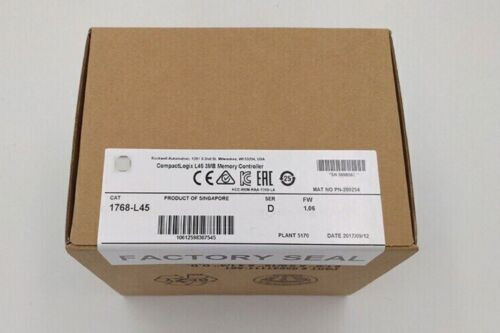 New Genuine New  Allen Bradley 1768-L45 Compactlogix Safety Processor
