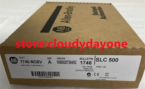New Factory Sealed Ab 1746-No8V /A Slc 500 Analog Output Module 1746No8V