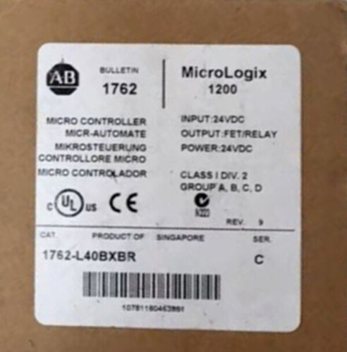 Allen-Bradley 1762-L40Bxbr Ser C Micrologix 1200 40 Point Controller Us