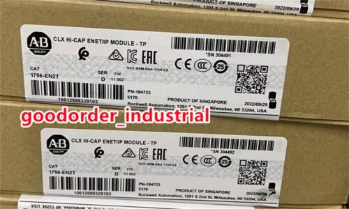 New Factory Sealed Ab 1756-En2T / D Controllogix Ethernet/Ip Module 1756En2T