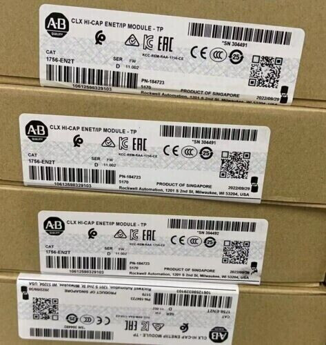 New Factory Sealed Ab 1756-En2T / D Controllogix Ethernet/Ip Module/