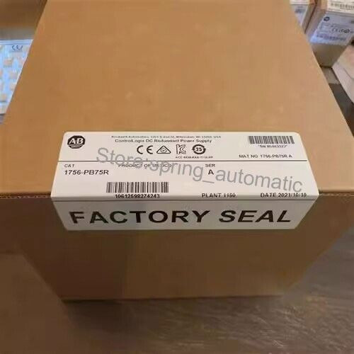 New Sealed Allen Bradley 1756-Pb75R Ser A Controllogix Redundant Dc Power Supply
