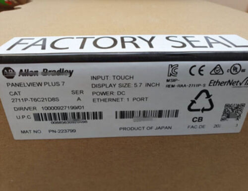 Allen-Bradley 2711P-T6C21D8S Hmi Panelview Plus 7 Graphic Terminal 2711Pt6C21D8S