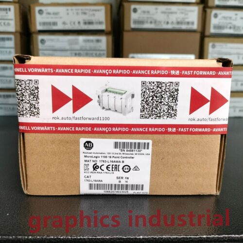 New Sealed Allen-Bradley 1763-L16Awa /B Micrologix 1100 16 Point Controller