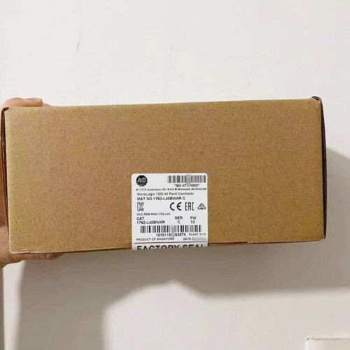 New Factory Sealed Allen Bradley 1762-L40Bwar Controller Module Ab 1762-L40Bwar