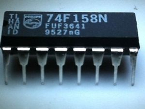 LOT 20x 74F158N PHILIPS IC MULTIPLEXER QUAD 2INP 16-DIP BRAND NEW