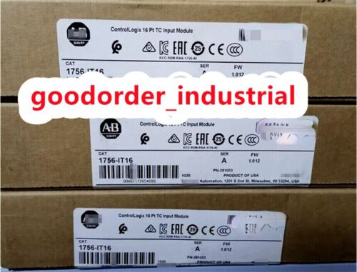 New Factory  Sealed Ab 1756-It16 / A Thermocouple Module Controllogix 1756It16