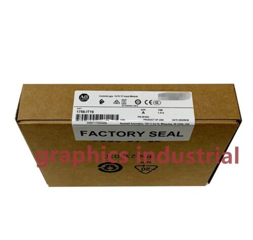 New Factory Sealed Ab 1756-It16 Controllogix Temperature Input Module 1756It16