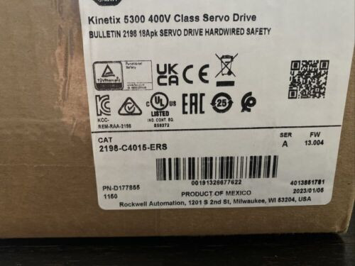 Allen-Bradley 2198-C4015-Ers Kinetix 5300 400V Class Servo Drive
