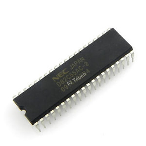 25pcs D82C55AC-2 PROGRAMMABLE PERIPHERAL INTERFACE NEC Microprocessor IC PDIP-40