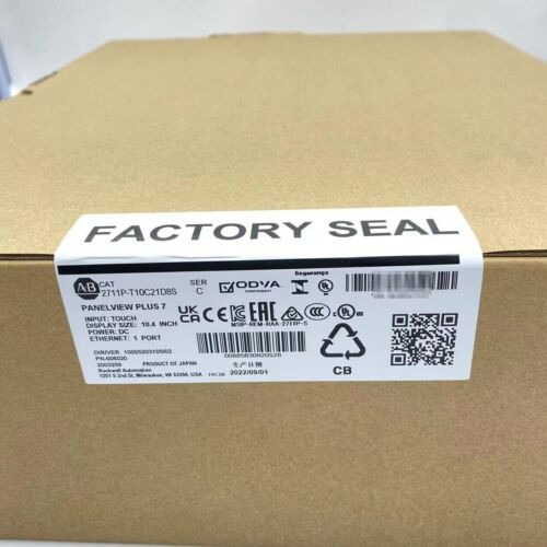 Allen-Bradley 2711P-T10C21D8S 2711Pt10C21D8S Hmi Panelview Plus 7 Factory Sealed