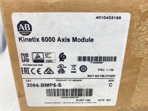 New 2094-Bmp5-S Ab Kinetix 6000 Axis Module Servo Drive