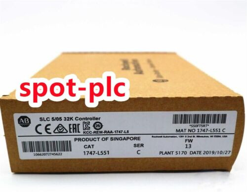 New Factory Sealed Ab 1747-L551 Ser C Slc 500 5/05 Cpu Processor Unit 1747L551