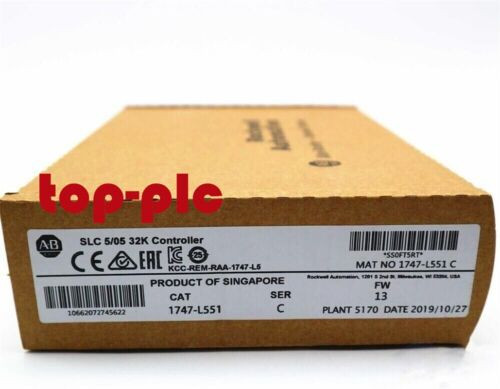 New Factory Sealed Ab 1747-L551 / C Slc 500 5/05 Cpu Processor Unit 1747L551
