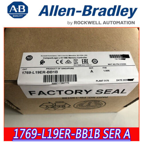 Allen Bradley 1769-L19Er-Bb1B Compactlogix 1Mb Memory Controller