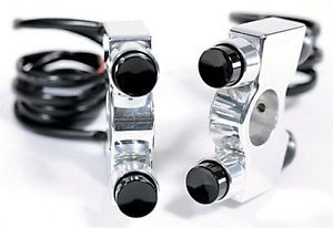 Motorcycle 2 Button Switches, On-Off Or Momentary,7/8S Inch Or 1 Inch Handlebars