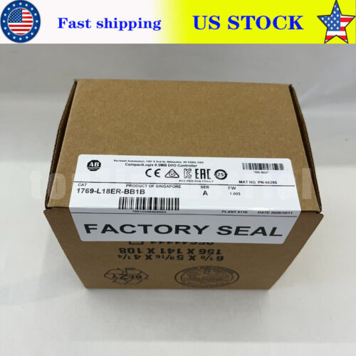 New Allen-Bradley 1769-L18Er-Bb1B Compactlogix 0.5Mb Di/O Controller Ab