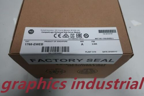 New Factory Sealed Ab 1768-Eweb Ser A Compactlogix Enhanced Web Server Module