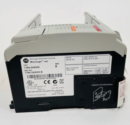 New Allen Bradley 1764-24Awa /B Micrologix 1500 Base Unit Warranty Fast