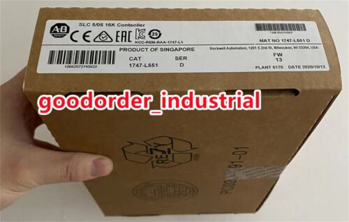 New Factory Sealed Ab 1747-L551  Ser D Slc 500 5/05 Cpu Processor Unit Module