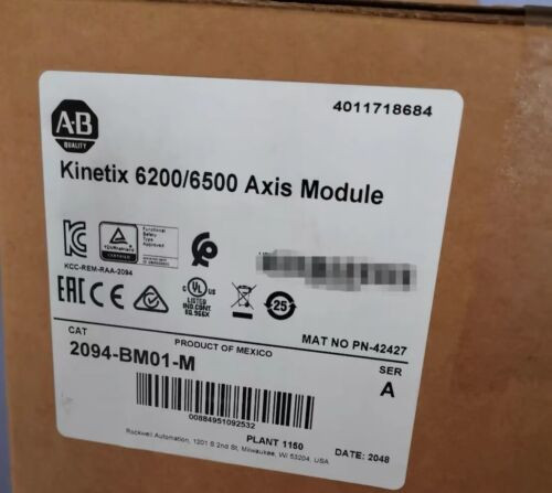 New Allen-Bradley 2094-BM01-M KINETIX 6200/6500 AXIS POWER MODULE