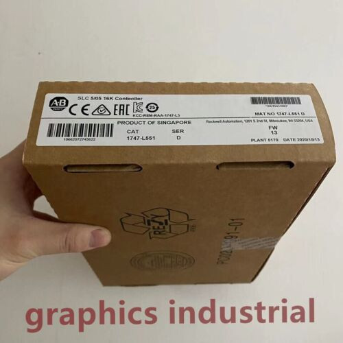 New Allen-Bradley 1747-L551 /D Slc500 Plc Cpu Processor Unit Module 1747-L551 Ab