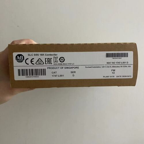 New Factory Sealed Ab 1747-L551 Allen-Bradley Cpu Processor Unit Module 1747L551