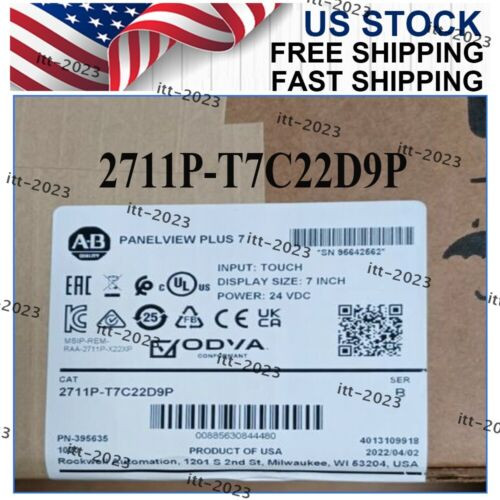 2711P-T7C22D9P Allen-Bradley Panelview Plus 7 Graphic Terminal 2711P T7C22D9P Us