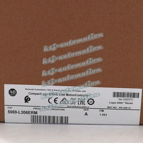 5069-L306Erm /A Compactlogix 600Kb Enet Motion Controller