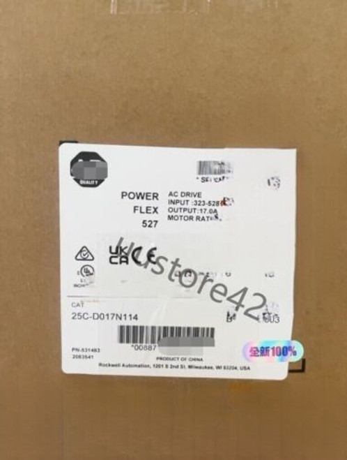 1Pc New  Allen Bradley 25C-D017N114  Powerflex 527 Ac Drive 480V 17A 10Hp
