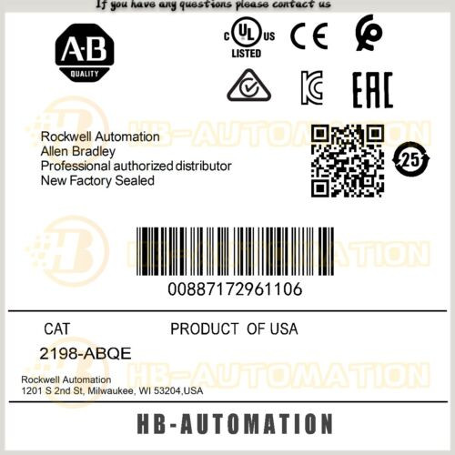 2198-Abqe Allen Bradley Kinetix Encoder Output Emulator #Zypl
