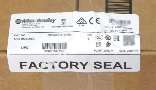 New Ab 1783-Bms06Sl Ser A Stratix 5700 Managed Switch Plc Module