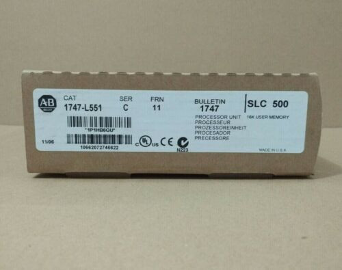 New  Allen-Bradley 1747-L551 Slc Cpu Processor Unit Module