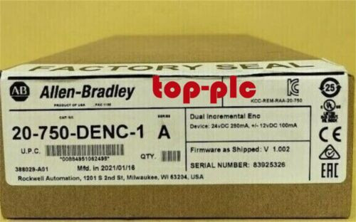 New Factory Sealed Ab 20-750-Denc-1  /A Powerflex 750 Dual Encoder Option Module