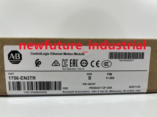 New Factory Sealed Ab 1756-En3Tr Ser B Ethernet/Ip Module 1756En3Tr