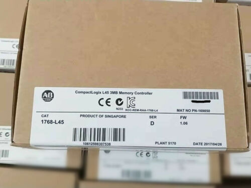 Allen-Bradley Ab 1768-L45 CompactLogix Controller 