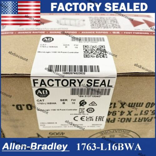 New Genuine New  1763-L16Bwa Micrologix 1100 16 Point Controller